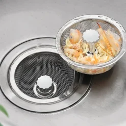 Kitchen Sink Filter Stainless Steel Sink Sewer Mesh Strainers Kitchen Tools Bathroom Floor Drains Hair Catcher Waste Plug Filter