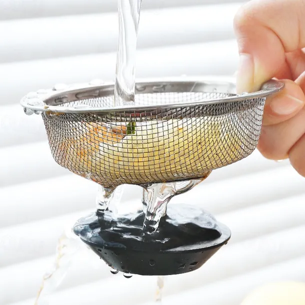 Kitchen Sink Filter Stainless Steel Sink Sewer Mesh Strainers Kitchen Tools Bathroom Floor Drains Hair Catcher Waste Plug Filter