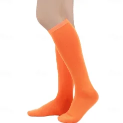 Knee High Socks Women's Flat Knit Knee Socks-Soft Breathable Cotton Blend-Stay-Up Fit