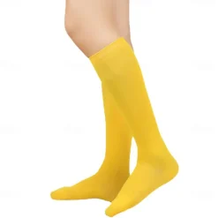 Knee High Socks Women's Flat Knit Knee Socks-Soft Breathable Cotton Blend-Stay-Up Fit