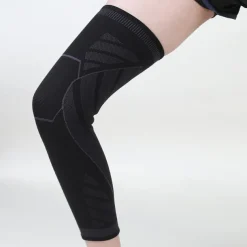 Knee Sleeve Knee Pads Compression Fit Support -for Joint Pain and Arthritis Relief Improved Circulation Compression - Wear Anywhere - Single