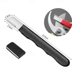 Knife Sharpener Scissors Quick Grinding Scraper Portable Metal Cutting Tool Scissor Pruner Axe Hand Sharpener Trimmer Grinder