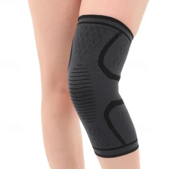 Knitted Nylon Sports Knee Pads For Men And Women Autumn And Winter Badminton Running Fitness Knee Pads Outdoor Climbing Warm Knee Pads