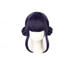 KPop Demon Hunters Cosplay Wigs Anime Zoey Costume Wigs Purple Braids Adults Accessories Prop