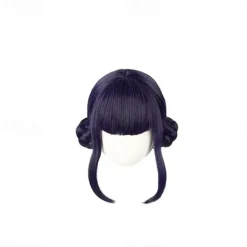 KPop Demon Hunters Cosplay Wigs Anime Zoey Costume Wigs Purple Braids Adults Accessories Prop