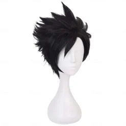 Kuroo Tetsurou Short Black Men's Cosplay Wig Anime wig Halloween Wigs
