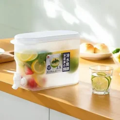 3.5L Cold Water Bucket with Faucet, Keep Your Drinks Refreshingly Cold and Delicious!