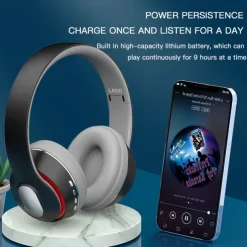 L650 Over-ear Headphone Bluetooth 5.1 Noise cancellation Stereo Surround HIFI Long Battery Life for Apple Samsung Huawei Xiaomi MI Yoga Fitness Everyday Use Mobile Phone