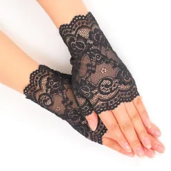 Lace Wrist Length Glove Cute With Floral Wedding / Party Glove