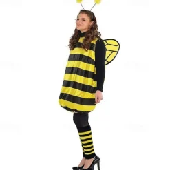 Ladybug Bee Halloween Cosplay Costume Funny Costumes Carnival Costume Cosplay Kid's Adults' Women's Girls' Carnival Masquerade Mardi Gras Performance Party Halloween Easy Halloween Costumes Dress Up