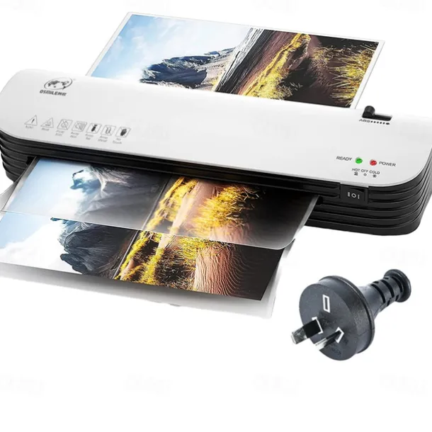 Laminator Machine 4 in 1 Thermal Laminator Quick Warm-Up Paper Trimmer 9 inches Max Width