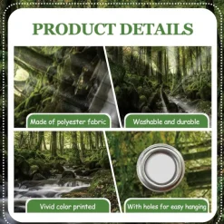 Landscape Door Decorations Garage Door Cover Outdoor Banner Large Backdrop for Holiday Outdoor Garage Door Home Wall Decorations Tree of Life