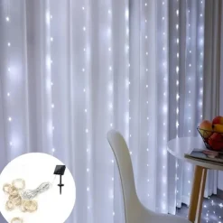 Lanterns Led Curtain Lights 3*3 Meters Colorful Lights Starry Icicle Lights Christmas Lights