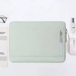 Laptop Sleeves 13.3" 14" 15.6" inch Compatible with Macbook Air Pro, HP, Dell, Lenovo, Asus, Acer, Chromebook Notebook Waterpoof Shock Proof Oxford Cloth Solid Color for Business Office