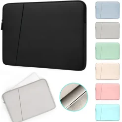 Laptop Sleeves BN-Q004 12" 14" 15.6" inch Compatible with Macbook Air Pro, HP, Dell, Lenovo, Asus, Acer, Chromebook Notebook Laptop Carrying Case Cover Waterpoof Shock Proof PU Leather Solid Color for