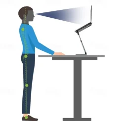 Laptop Stand for Desk Adjustable Laptop Stand Metal Silicone Portable Foldable All-In-1 Laptop Holder Compatible with Kindle Fire iPad Pro MacBook Air Pro 9 to 15.6 inch 17 inch