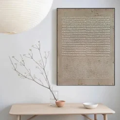 Large Abstract Canvas Art oil painting hand painted Wabi Sabi Wall Art painting Oversized Wall Art Large Beige Abstract Wall Art Beige 3D Texture Painting Abstract Beige Painting Minimalist Art