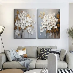 Large Abstract 3d Flower painting handmade Rose Flower Oil Painting on Canvas Wall Art Minimalist Floral Art Custom Painting Modern Living Room Decor Gift