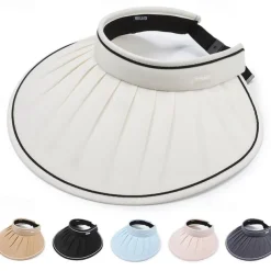 Large Brim Sun Hat Women Summer Anti-UV Sun Hat Travel Beach Sun Hat