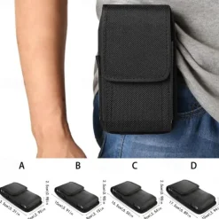 Large Capacity Mobile Phone Bags Cell Phone Holster Pouch with Belt Loop Wallet Case Cover Case Waist bag Phone Protector