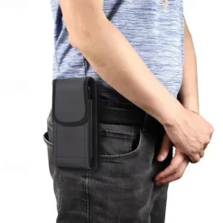 Large Capacity Mobile Phone Bags Cell Phone Holster Pouch with Belt Loop Wallet Case Cover Case Waist bag Phone Protector