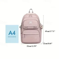 Large Capacity Multi-Compartment Backpack – Stylish and Durable School Bag with Multiple Pockets, Ideal for StudentsBack to School and Travel, Available in 5 Colors