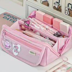 Large Capacity Student Pencil Case High Appearance Level Girl Stationery Case Multi-functional Pencil Case