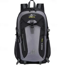 Large Capacity Waterproof Polyester Backpack for Hiking, Travel, and School - Durable and Versatile for Students and Outdoor Enthusiasts, Back to School