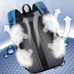 Large Capacity Waterproof Polyester Backpack for Hiking, Travel, and School - Durable and Versatile for Students and Outdoor Enthusiasts, Back to School