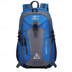 Large Capacity Waterproof Polyester Backpack for Hiking, Travel, and School - Durable and Versatile for Students and Outdoor Enthusiasts, Back to School