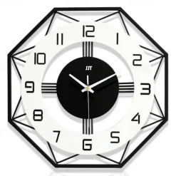 Large Wall Clocks for Living Room Decor 16 inch Silent Modern Wall Clocks Wall Clock Battery Operated Non Ticking Black Wood Decorative Clock Wall for Kitchen Bedroom Office Classroom