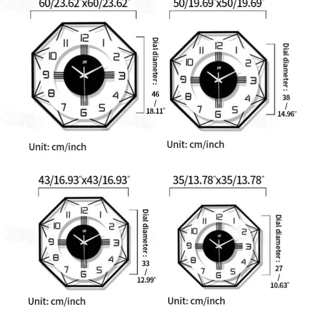 Large Wall Clocks for Living Room Decor 16 inch Silent Modern Wall Clocks Wall Clock Battery Operated Non Ticking Black Wood Decorative Clock Wall for Kitchen Bedroom Office Classroom