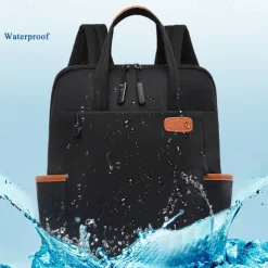 Large-Capacity Computer Bag Ladies Travel Bag Casual Stylish and Durable Waterproof Oxford Cloth Backpack - Perfect for Travel and Everyday Use