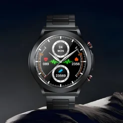 Laser Physiotherapy Blood Glucose Smart Health Watch Fitness Running Watch Bluetooth Temperature Monitoring Pedometer Compatible with Android iOS Women Men IP67 Waterproof