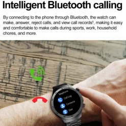 Laser Physiotherapy Blood Glucose Smart Health Watch Fitness Running Watch Bluetooth Temperature Monitoring Pedometer Compatible with Android iOS Women Men IP67 Waterproof