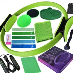 Latex Yoga Elastic Band 15 Piece Set Of Fitness Ice Towels Sliding Plate Tension Band 3 Meter Jump Rope Pilates Loop