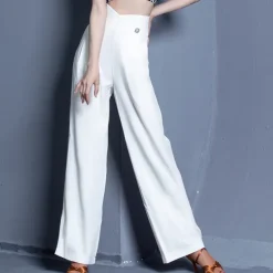 Latin Dance Ballroom Dance Pants Buttons Women's Performance Daily Wear High Spandex
