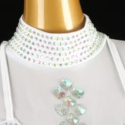 Latin Dance Exotic Dancewear Dress Tassel Crystals / Rhinestones Women's Performance Daily Wear Long Sleeve Spandex