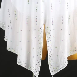 Latin Dance Exotic Dancewear Dress Tassel Crystals / Rhinestones Women's Performance Daily Wear Long Sleeve Spandex