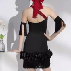 Latin Dance Kids' Dancewear Skirts Lace Girls' Performance Daily Wear Sleeveless Natural Spandex