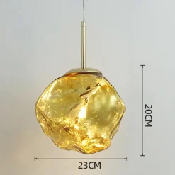 Lava ice chandelier hallway basements chandelier Scandinavian modern minimalist creative bedroom corridor indoor lamp