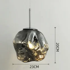 Lava ice chandelier hallway basements chandelier Scandinavian modern minimalist creative bedroom corridor indoor lamp