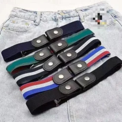 lazy belt unisex all-match elastic jeans seamless invisible belt