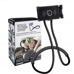 Lazy Flexible 360 Degree Phone Stand Mobile Phone Holder 60 CM Lazy Neck Hanging Bendable Holder Support For Samsung Iphone Huawei Universal