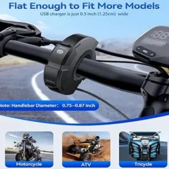 Leading Mobile Phone Charger Motorcycle USB Fast Charging Waterproof TYPE-C Charging Seat SAE Interface