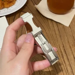 Leather Band Compatible with Apple Watch band 38mm 40mm 41mm 42mm 44mm 45mm 49mm Adjustable Genuine Leather Strap Replacement Wristband for iwatch Ultra 2 Series 9 8 7 SE 6 5 4 3 2 1