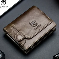 Leather Large-capacity Men's Wallet Driver's License Retro Leather Wallet Multi-card Position Thickened Chao Brand Credit Card Wallet Fashion Wallet Large-capacity Card Bag