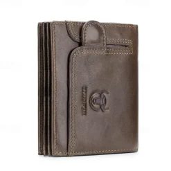 Leather Large-capacity Men's Wallet Driver's License Retro Leather Wallet Multi-card Position Thickened Chao Brand Credit Card Wallet Fashion Wallet Large-capacity Card Bag