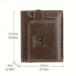 Leather Large-capacity Men's Wallet Driver's License Retro Leather Wallet Multi-card Position Thickened Chao Brand Credit Card Wallet Fashion Wallet Large-capacity Card Bag