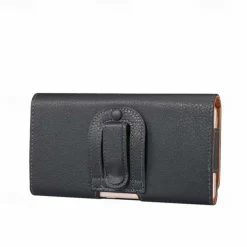 Leather Phone Belt Case 7.2/6.5/6.2/5.2'' Waist Bag Magnetic Vertical Phone Case for iPhone 14 Pro Max 13 12 11 Pouch Cover Belt Clip